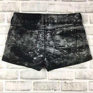 Tally Weijl Shorts - Tally Weijl Black Acid Wash Shorts Tally Weijl Shorts - Tally Weijl Black Acid Wash Shorts